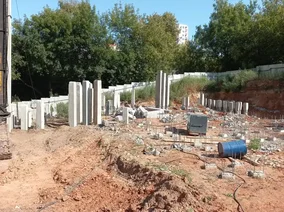Ход строительства, август 2023
